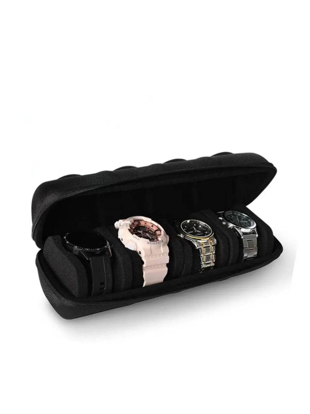 Watch Storage Box Travel Portable Watch Storage Bag 5-Digit Decoration Protection Box EVA Bag 5-Digit Watch Box