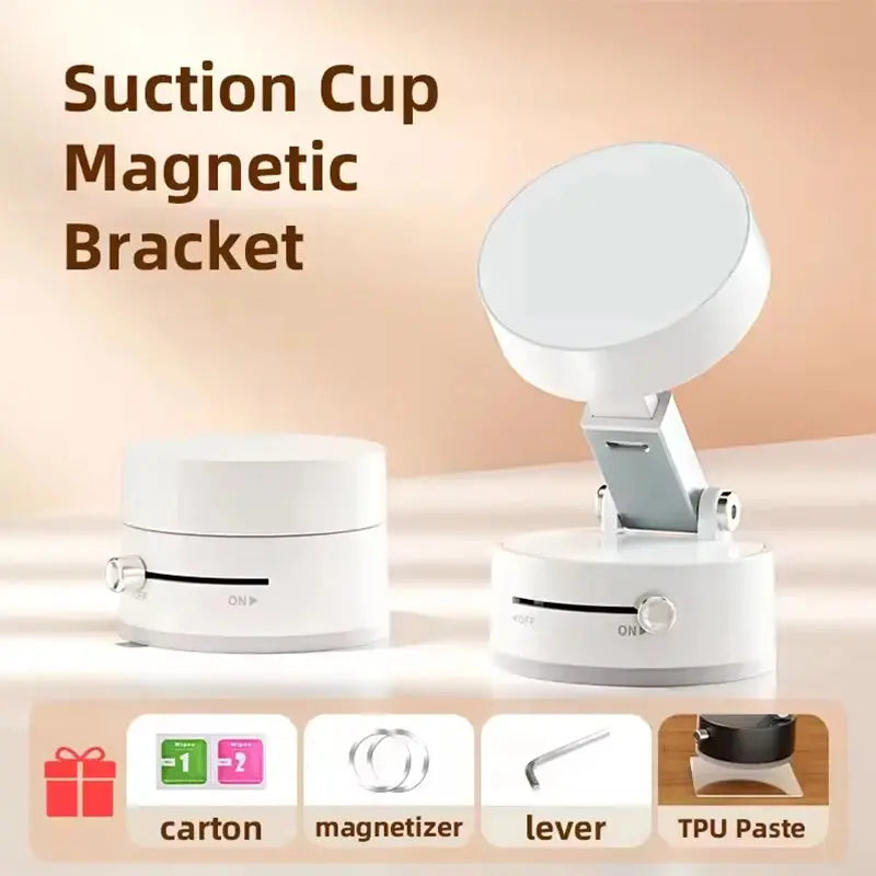 Magnetic Household Mobile Phone Holder Double-Sided Adsorption Foldable Mini Multi-Function Navigation Car Mobile Phone Holder