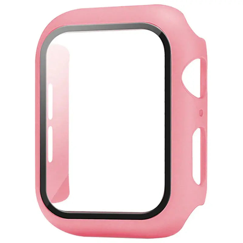 Glass+Cover for Apple Watch Case 8 7 6 SE 5 3 Iwatch Accessorie Screen Protector Apple Watch Serie 45Mm 41Mm 44Mm 40Mm 42Mm 38Mm