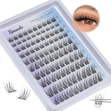 Euro Drawer 8-16mm individual self adhesive eyelashes for easy application