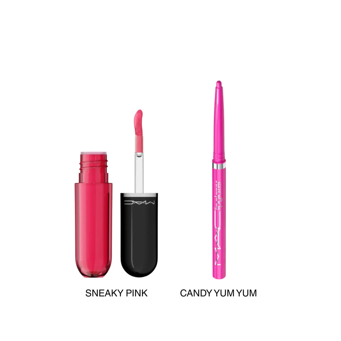 MAC Pink Lip Duo including a lip tint and glossy liner