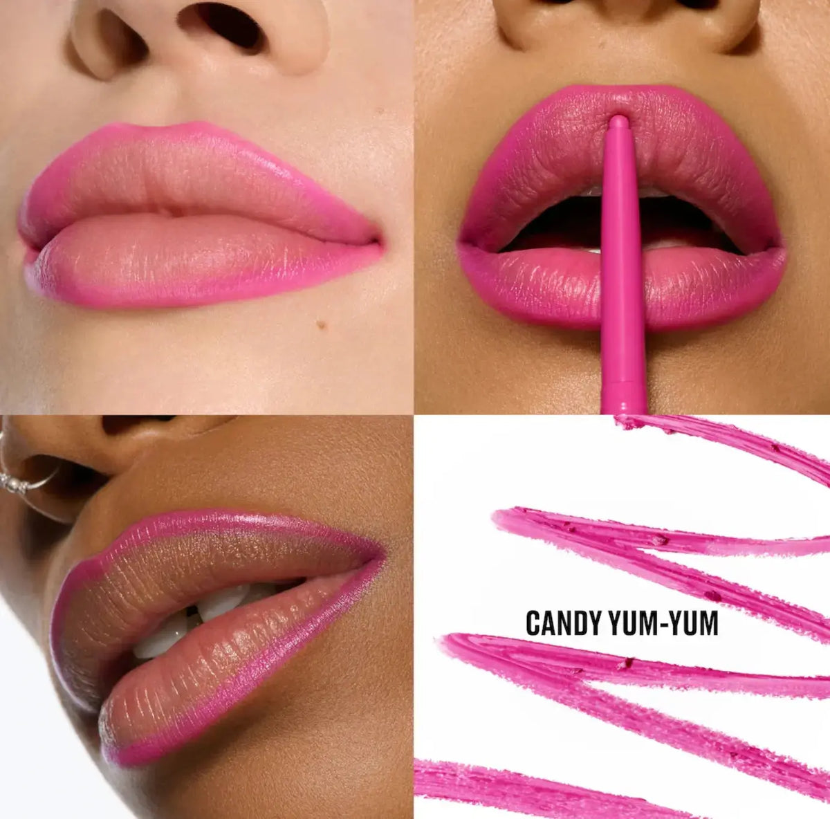 MAC Lustreglass Pink Pop Duo | Lip Tint & Glossy Liner Duo | Long-Lasting Pink Stain, Soft Shiny Finish, 2 Pc