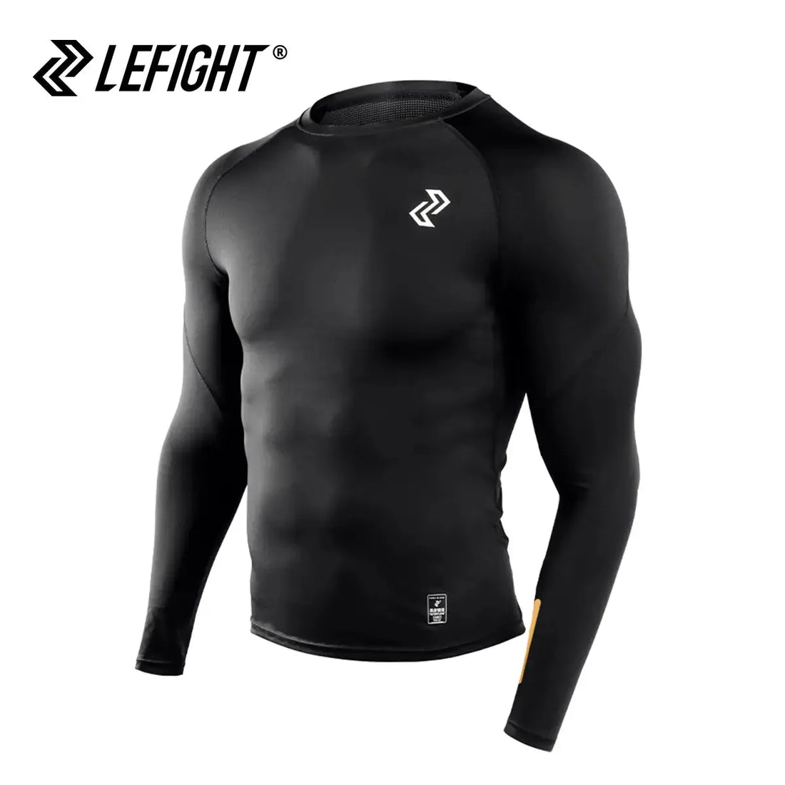 Lefight Men'S Solid Color V-Neck Long Sleeve Compression Muscle Shapewear - Athletic T Shirt, Breathable Workout Tops for 2025 Autumn Gym & Daily Wear