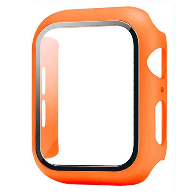 Glass+Cover for Apple Watch Case 8 7 6 SE 5 3 Iwatch Accessorie Screen Protector Apple Watch Serie 45Mm 41Mm 44Mm 40Mm 42Mm 38Mm