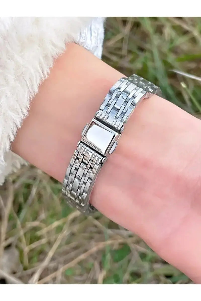 Retro Minimal Square Dial Women’S Watch | Elegant Wrist Watch Euro Drawer