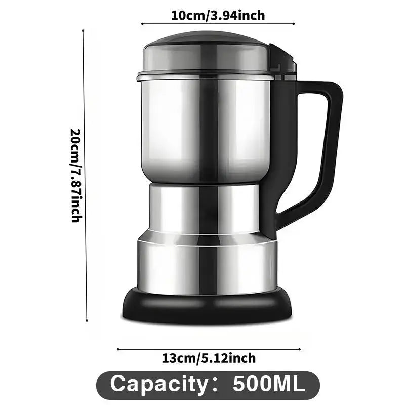 Springtok 300W Electric Coffee Grinder, Stainless Steel Blade Mill for Coffee Beans, Spices & Nuts, Powerful Kitchen Grinding Tool