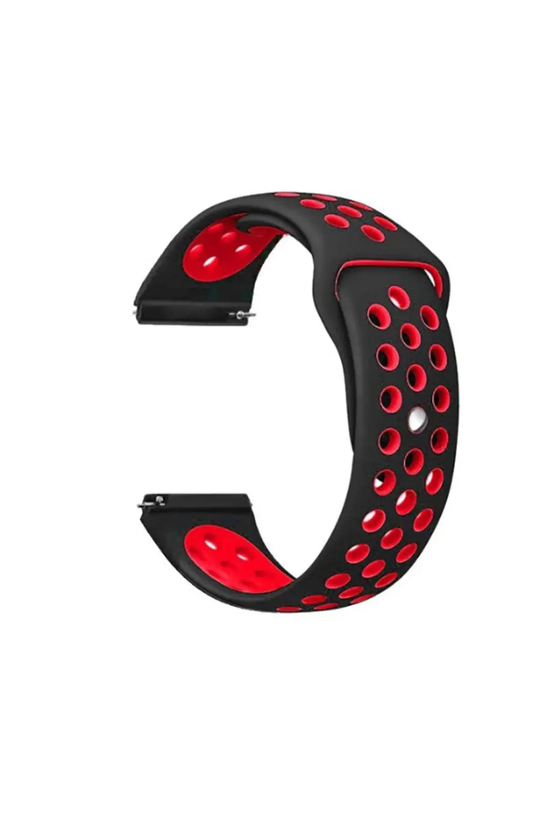 Amazfit Bip Strap with Holes, Dual-Color Silicone, Red