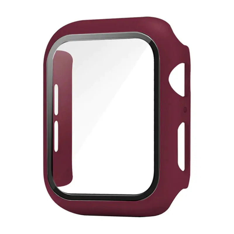 Glass+Cover for Apple Watch Case 8 7 6 SE 5 3 Iwatch Accessorie Screen Protector Apple Watch Serie 45Mm 41Mm 44Mm 40Mm 42Mm 38Mm